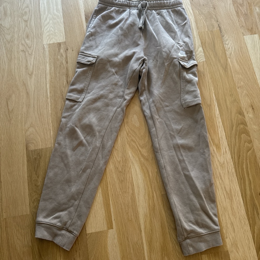 Kid’s Tan Nike Cargo Jogger Pants